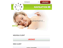 Tablet Screenshot of cliniquealtermed.com